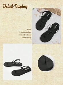 Knot Decor Slingback Flip Flops For Summer Vacation Shoes Summer Sale  Back To School Shoes College Student Shoes Boho Feels Vintage Cottage Core Frenchy Shoes Christmas Fall New Year Holiday