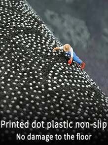 SHEIN (19.68*31.49in/15.74*23.62in) Floral Pattern Welcome Doormat - Non-Slip, Waterproof & Machine Washable Polyester Rug For High Traffic Areas, Indoor/Outdoor Decor - Perfect New Year Celebrations