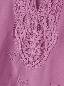 EMERY ROSE 大码度假纯色休闲无袖背心和吊带背心套装，简约风格，适合日常穿着，春夏季 - 紫丁香色 - 查看 4