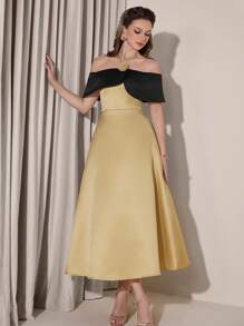 Poshira Plus Size Women's Party Dress (Heavily Decorated) Luxury Evening Dresses For Women Glamorous Dress Graduation