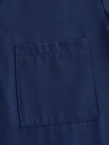 TaskEZ Uniform Set: V-Neck Short Sleeve Tailored Blouse And Drawstring Straight Leg Casual Pants, Scrub Sets