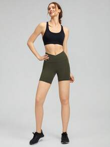 GLOWMODE 6" FeatherFit™ Country Crossover Anti-Slip Running Shorts Low Impact Cycling Gym Workout Summer