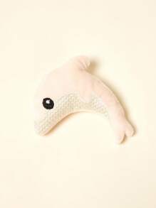 PETSIN 可爱的海豚形状毛绒猫玩具，采用超柔软材料制成，可与猫互动且充满乐趣 - 彩色 - 查看 5