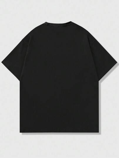 Street Life Plus Size Women Street Print T-Shirt, Suitable For Spring And Summer Daily Wear