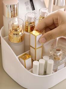 1pc Multicolor Desktop Cosmetic Storage Box With Drawers For Makeup & Skin Care Products, Holder,For Holiday Beach, Bathroom Collection, Bedroom Collection, Large Capacity