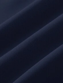 SHEIN 一件男童休闲校园风舒适时尚简约实用柔软压纹卫衣，适合春夏秋冬日常穿着、上学、户外活动和运动。 - 藏蓝色 - 查看 6