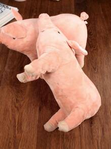 1 件粉色可爱逼真仿真猪/猫/狗玩具，可缓解压力