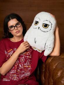 HARRY POTTER X SHEIN 1 个柔软舒适的 Hedwig 装饰抱枕，适合汽车、房间、沙发装饰和午后小憩，是圣诞节、圣诞节、生日等节日送礼的绝佳选择，也是送给朋友、朋友或朋友的可爱毛绒玩具。 - 白色 - 查看 4