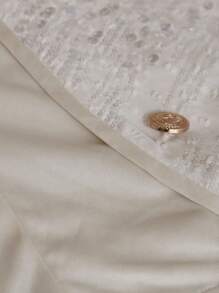 Aveloria Modichic Chaleco de cuello en V con detalles decorativos y de moldeado, para uso diario - Multicolor - Ver 7
