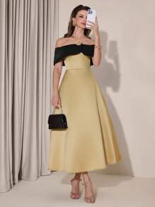 Poshira Plus Size Women's Party Dress (Heavily Decorated) Luxury Evening Dresses For Women Glamorous Dress Graduation