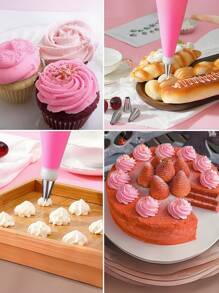 21件/14件/套蛋糕装饰工具套装 - 粉色蛋糕模具烘焙工具套装