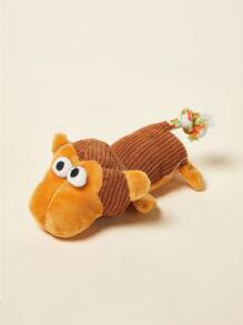 PETSIN Cute Animal Shaped Plush Dog Toy, Containing Sound Paper For Interactive Play With Dogs
