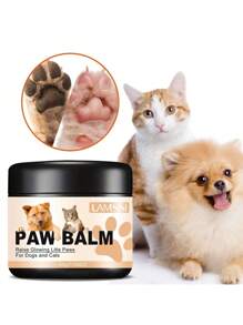 2pcs Pet Paw Cream - Soothes And Relieves Dry, Cracked, And Damaged Paws - Provides Moisture And Protection For Dogs' Feet And Paw Pads. - Multicolor - View 1