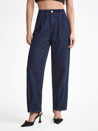 Daynim 时尚百搭休闲日常通勤女士牛仔裤阔腿牛仔裤喇叭牛仔裤女士牛仔裤喇叭裤高腰牛仔裤