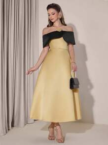 Poshira Plus Size Women's Party Dress (Heavily Decorated) Luxury Evening Dresses For Women Glamorous Dress Graduation