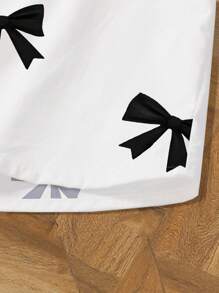 INAWLY Chemise casual à col découpé imprimé papillon grande taille - Multicolore - Voir 4