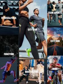 Manfinity Sport Polished شورتات رياضية غير رسمية للرجال مزينة بشريط حرفي