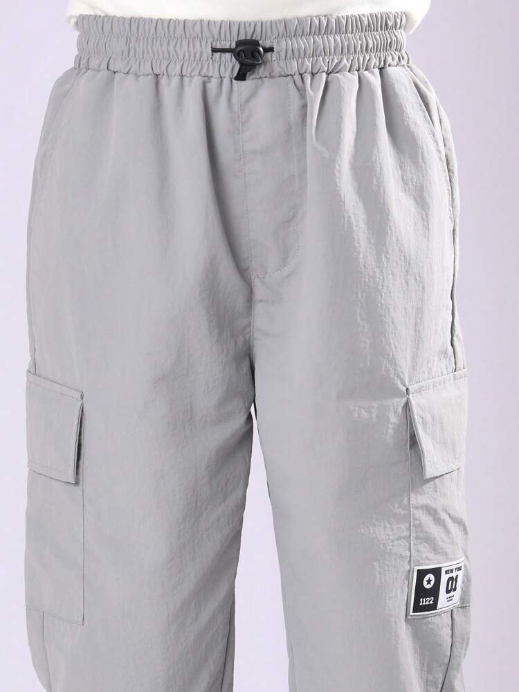 가벼운 캐주얼 나일론 풀온 카고 팬츠 일상 모험 아웃도어