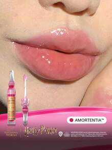 Harry Potter™ X SHEGLAM Magic Elixir Lip Gloss-Amortentia™ High Shine Finish Lip Oil Shine Glitter Moisturizing Lip Care Reduce Lip Fine Lines Smooth Liquid Lipstick Hot Pink Rosa Lip Gloss Brand Beauty Makeup Face Paint Cosmetic For Women Girls Perfect For Fall Winter Ideal For Y2K Fancy Fashion Suitable For Birthday Christmas Present Party Ready Best Color