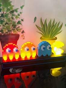 1 pieza Juguete de coleccionista con luz y luces fantasmales, luz decorativa de personaje de coleccionista - Multicolor - Ver 1