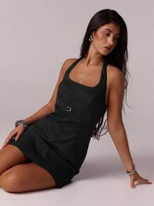 SHEIN Forever 21 海滩度假 夏季文艺复兴博览会 乡村音乐会 Y2K 礼服 毕业外出 音乐节 机场装 复活节 波西米亚风 女士夏季服装 夏季 女士夏季连衣裙 夏季连衣裙 母亲节 毕业礼服 女士毕业礼服 毕业装 女士教堂礼服 女士连衣裙 - 黑色 - 查看 4