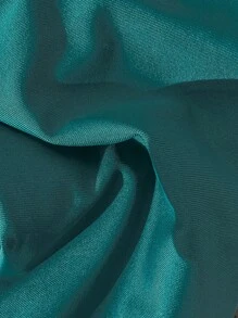 Swim Vcay Bộ bikini gợi cảm màu trơn dây mảnh kim loại trang trí cho nữ, mùa hè - màu xanh lá - Xem 6