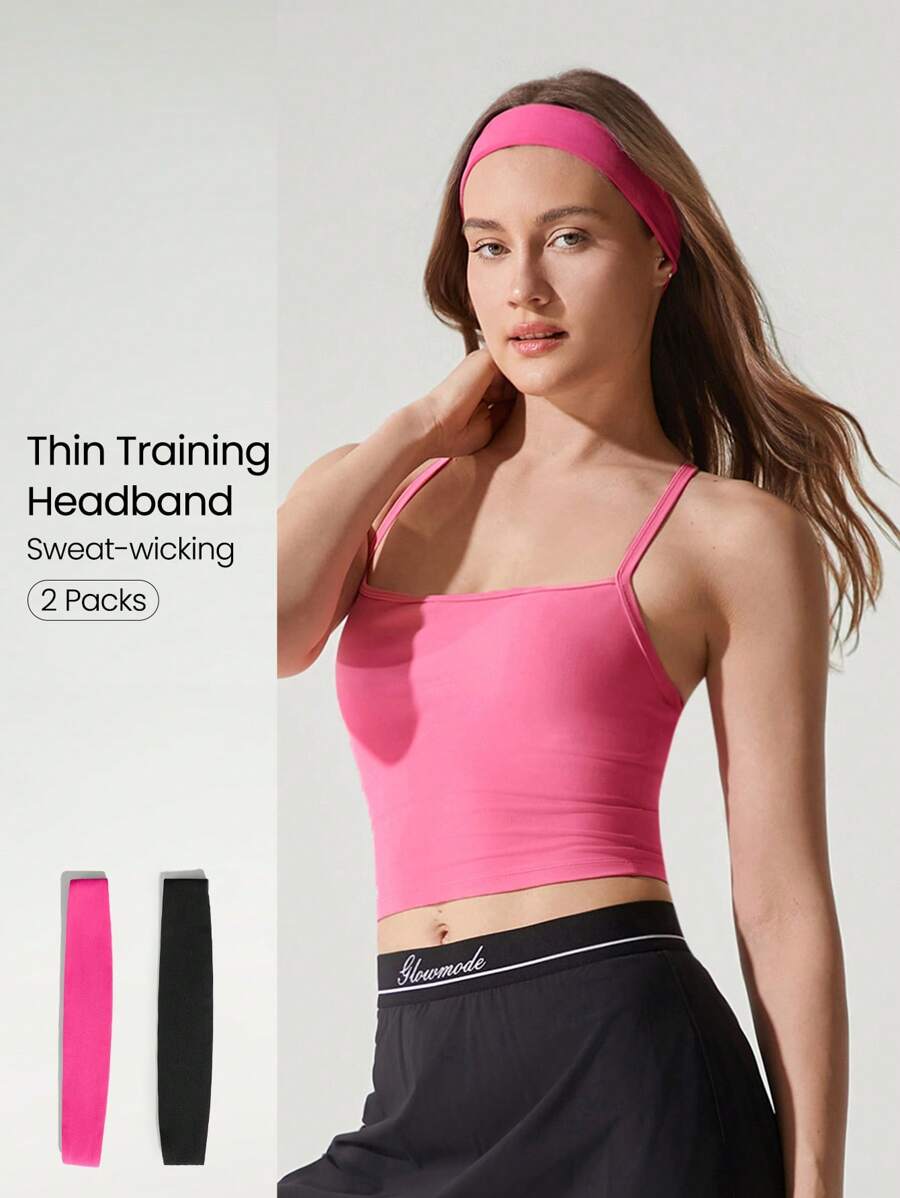 GLOWMODE Fitness Mode Sweat-Absorbent Training Headband - Multicolor - View 1