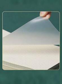 SHEIN Cuaderno espiral premium de 240 páginas gruesas en tamaños A4, B5 y A5 con tapa flip top, para oficina, escuela, negocios, escritura, estudios, trabajo y regalos. Compra por mayoreo de alta calidad y durable. - Blanco - Ver 5