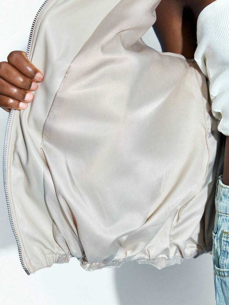 SHEIN Maija Women's Casual Commuter Solid Color Sleeveless Jacket Cropped Jacket Cropped Blazer Crop Top Jacket Open Front Top Going Out Tops Fall Women Fall Women Fall Women Autumn Winter Winter Jacket School