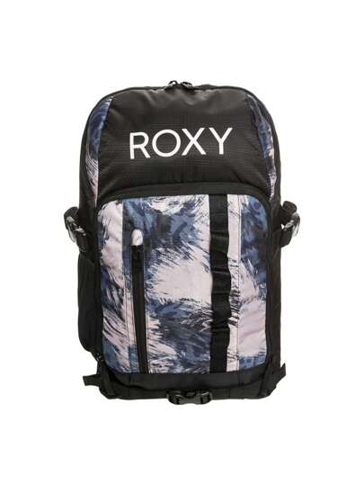 Roxy Tribute - Fashion Color Block Print Patchwork Large Capacity Backpack, School Backpack