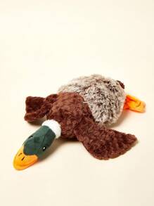 PETSIN 创意野鸭造型毛绒狗玩具，含BB吠叫声，狗狗互动玩耍 - 彩色 - 查看 1