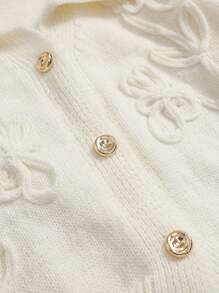 Franclia Unique Conception Floral de Niche Femmes Tricot Pullover