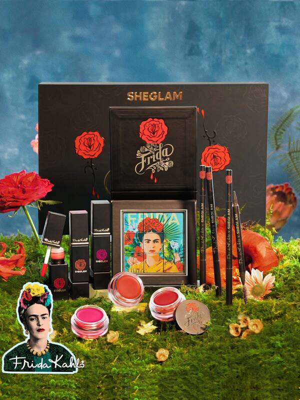 Frida Kahlo X SHEGLAM X ColeccióN Set De Maquillaje De Belleza GraduacióN CumpleañOs Vacaciones Verano OtoñO Y2K Elegante Moda Mujeres NiñAs Marca Maquillaje CosméTico Belleza Fiesta Playa Viaje Camping Aire Libre Escuela Campus ExcursióN Festivales DecoracióN Regalo Presente Rosa Chica Cosplay Mejor Color Encanto Vibra