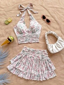 Soleia Dwuczęściowe stroje damskie do codziennego noszenia - Zielony - Zobacz 1