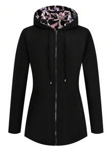 SHEIN CURVE+ 大尺碼純色秋冬冬季衣物 2026 22W - 彩色 - 查看 10