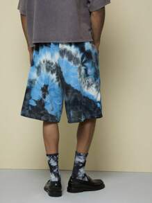 COUREZ 男女通用扎染卡霍短裤 / Y3K 外出穿搭 女式夏季服装 街头风 度假海滩 - 彩色 - 查看 5