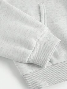 Girlism Soft Light Grey Sweatshirt For Girls With Long Sleeves And Relaxed Fit Style New York Hoodie Grey Hoodie New York Sweatshirt Girls New York Hoodie Teen Girl Hoodie,In Fall/Winter