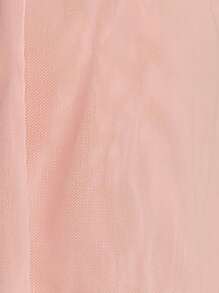 DelicateAllure 性感蕾丝内衣套装，情趣网眼美式女士睡衣 - 粉色 - 查看 6