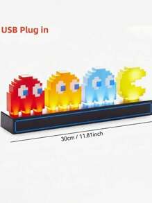 1 pieza Juguete de coleccionista con luz y luces fantasmales, luz decorativa de personaje de coleccionista - Multicolor - Ver 6