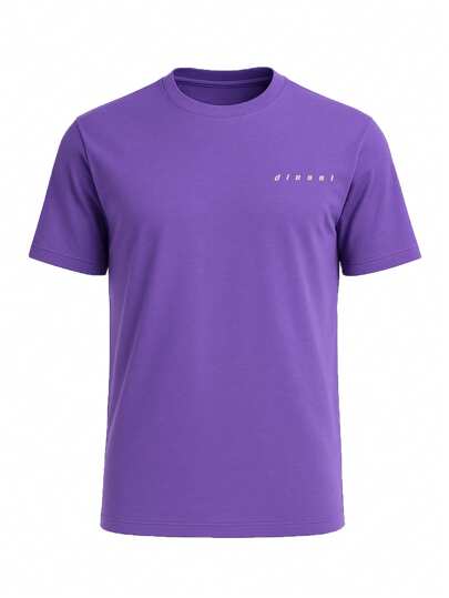 Diesel Men's Summer Letter Print Round Neck Short Sleeve Casual T-Shirt