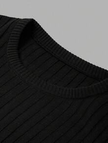 2 pezzi Maglioni a righe regolari da uomo, confezione multipla