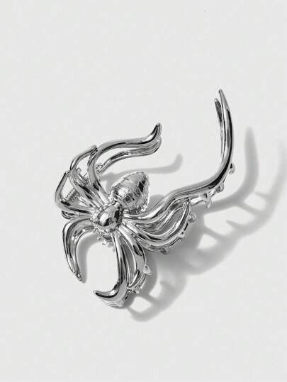 Grunge Punk 1pc Metallic Spider Hair Claws Street Claw Clips Hair Clips Hair Jaw Clip Hair Clamps Hair Clutch Hair Catcher Clip