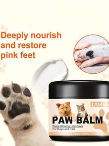 2pcs Pet Paw Cream - Soothes And Relieves Dry, Cracked, And Damaged Paws - Provides Moisture And Protection For Dogs' Feet And Paw Pads. - Multicolor - View 4