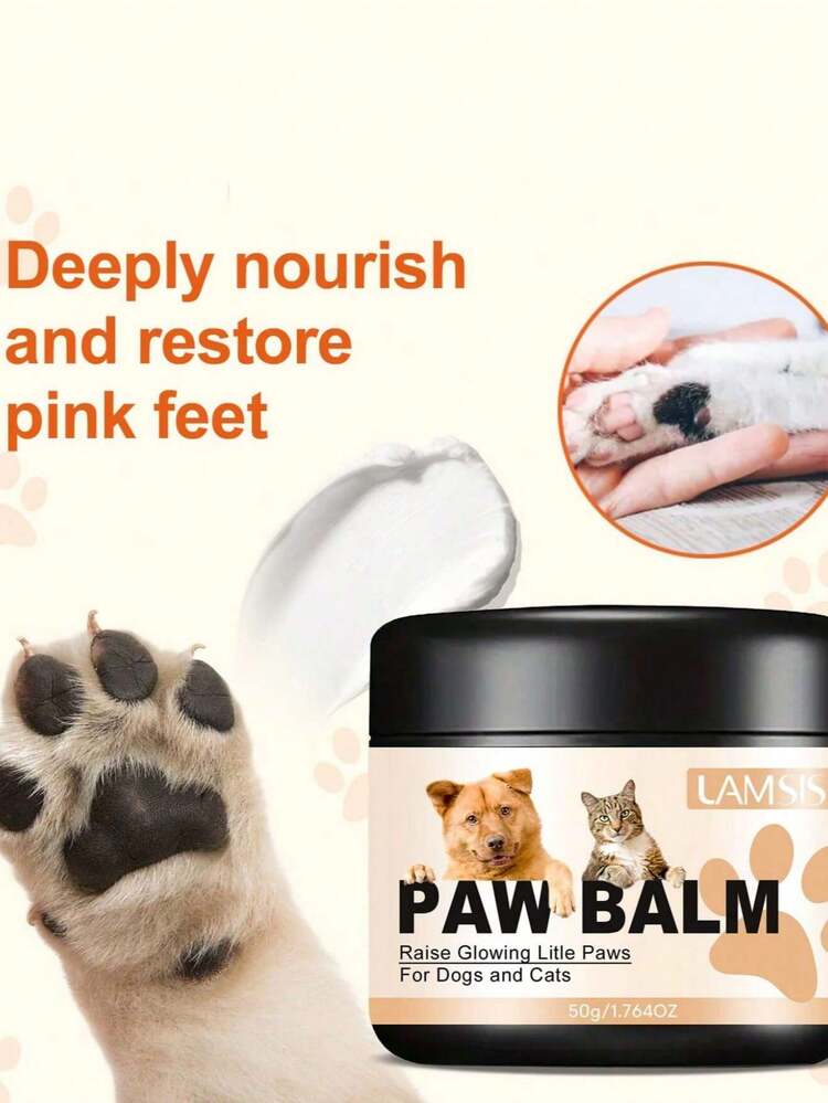 2 piezas de crema para las patas de las mascotas - Calma y alivia las patas secas, agrietadas y dañadas - Proporciona humedad y protección para las patas y almohadillas de los perros. - Multicolor - Añade 4