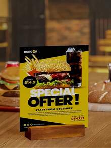 木制照片卡夹松木明信片展示架日历便签创意桌面装饰办公桌收纳架复活节假期季节性装饰乡村家居装饰礼品创意 - 彩色 - 查看 2