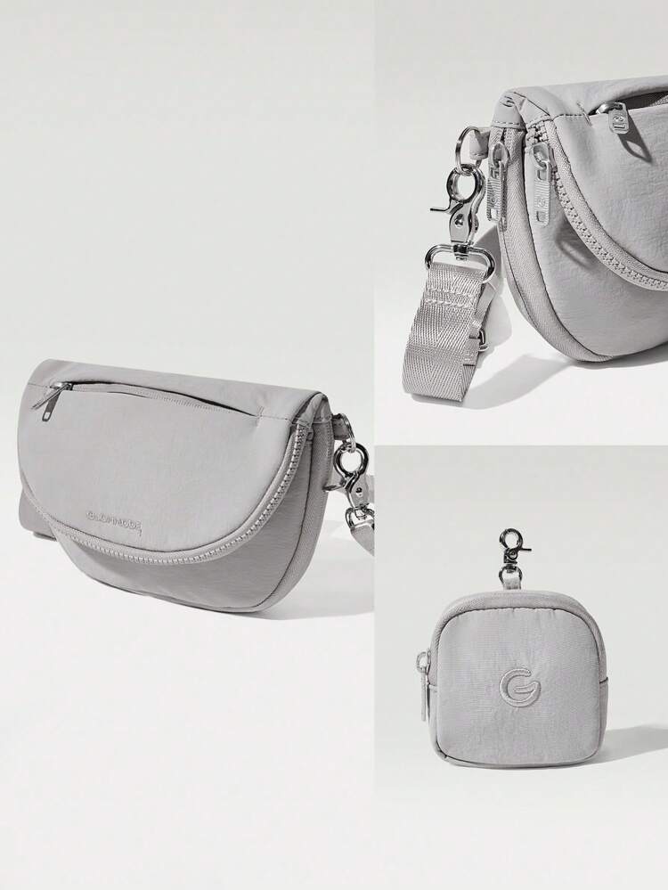 1,5 L Sac à bandoulière imperméable pratique pour le transport avec pochette amovible nano, pour un usage quotidien et décontracté