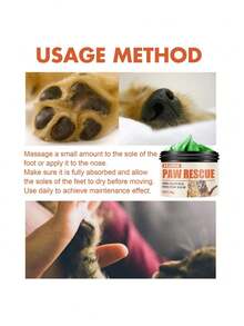 2pcs Pet Paw Balm Cat Dog Paw Protection Oil Soothing Moisturizing Nourishing Paw Repair For Dry Cracked Paws - Multicolor - View 5