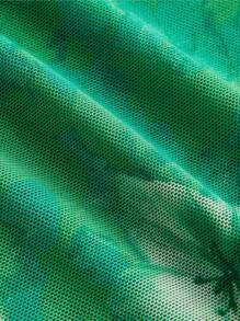 Amplova 蕾丝杯细节热带花卉网眼紧身迷你连衣裙 - 綠色 - 查看 5