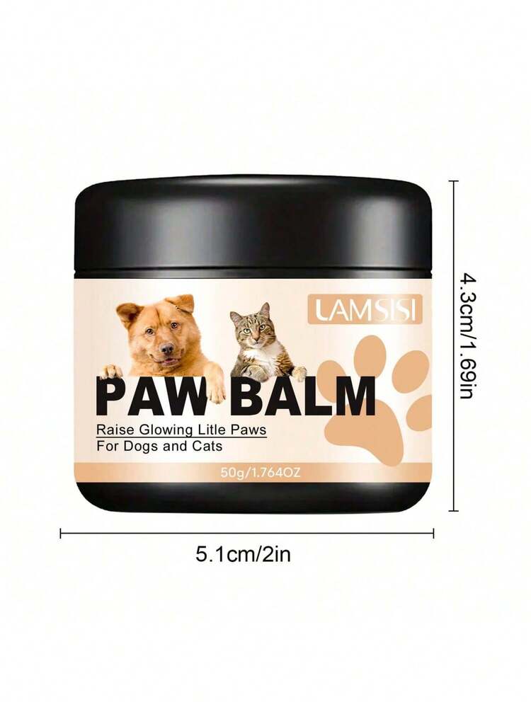 2 piezas de crema para las patas de las mascotas - Calma y alivia las patas secas, agrietadas y dañadas - Proporciona humedad y protección para las patas y almohadillas de los perros. - Multicolor - Añade 6