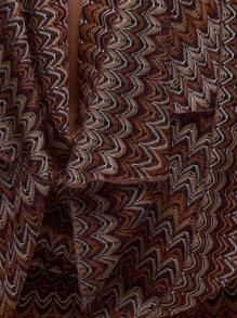 Musera Resort 超大围脖前长袖纹理图案钩针条纹迷你连衣裙波西米亚风节日度假沙滩装夏季度假可爱优雅伊维萨岛